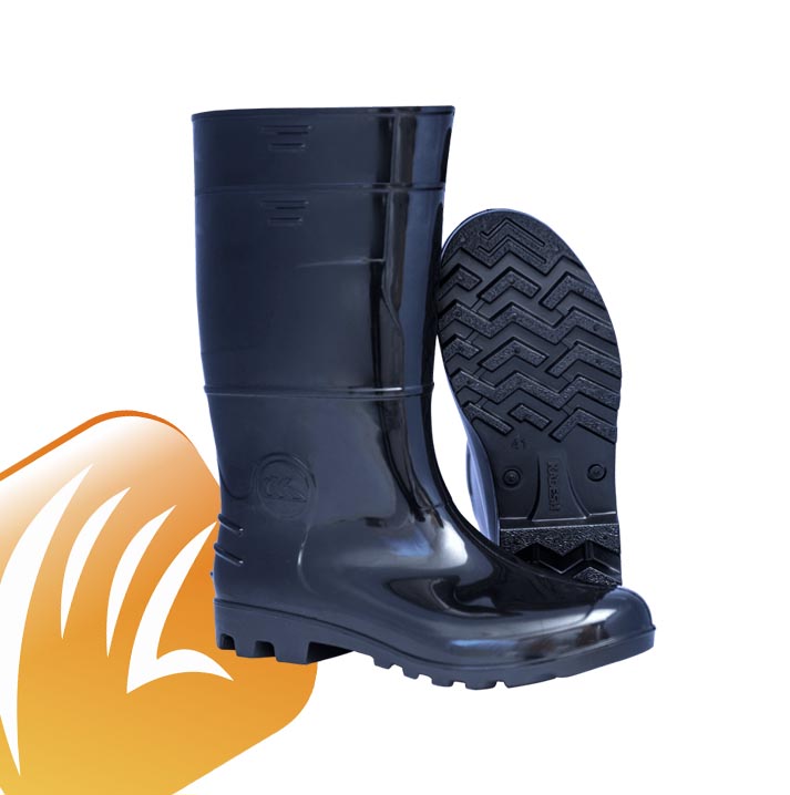 Bota PVC Preta - KLM Luvas