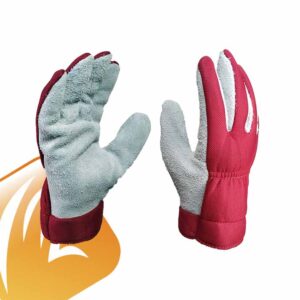 Luva Jardinagem em couro de raspa - KLM Luvas