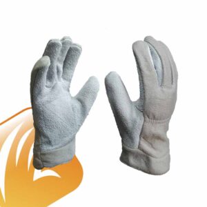 Luva Jardinagem em couro de raspa - KLM Luvas