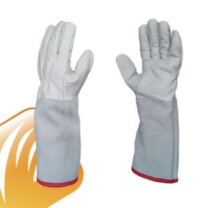 Luva Petroleira Vaqueta Punho 20 em Raspa - KLM Luvas