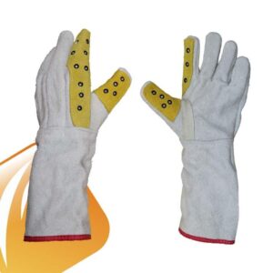 Luva de Raspa com Ilhós Punho 15 ou 20cm