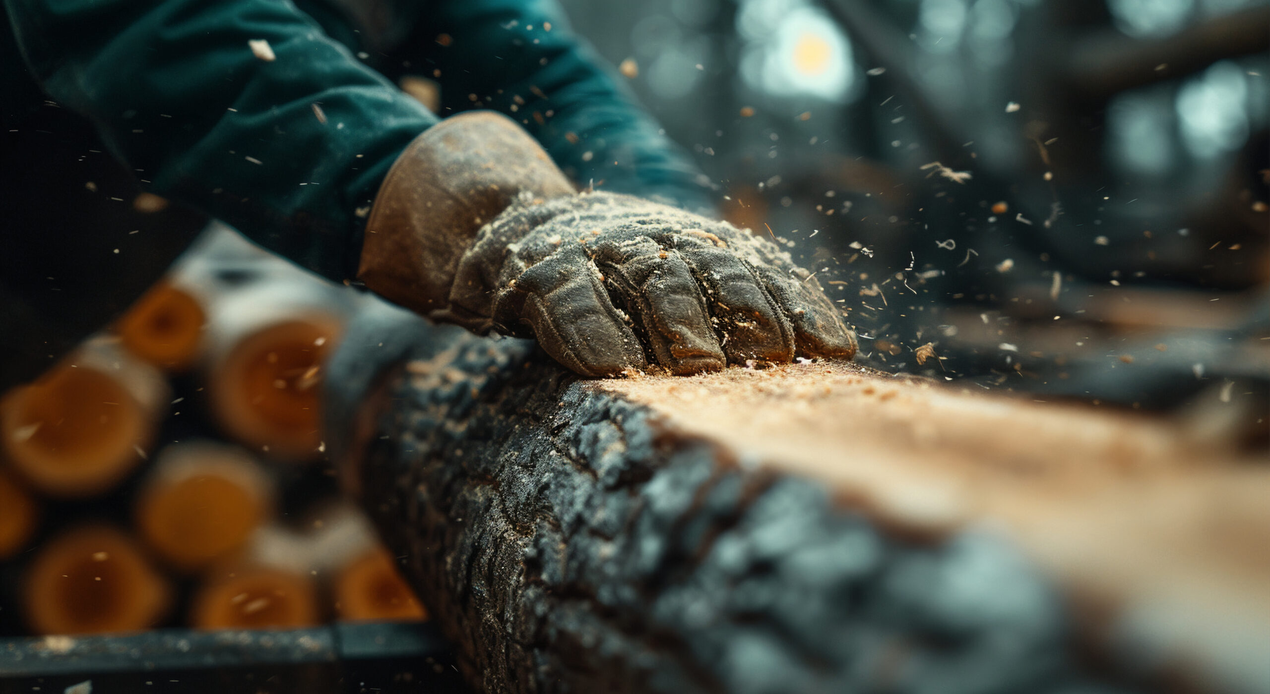 Motosserista na KLM Luvas tem atenção redobrada